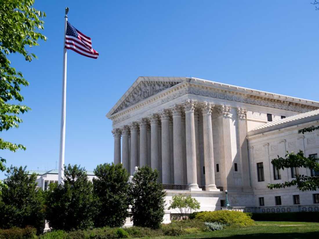 A Suprema Corte dos EUA é retratada em maio de 2020.